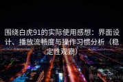 围绕白虎91的实际使用感想：界面设计、播放流畅度与操作习惯分析（稳定性观察）